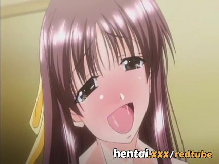 Young pregnant milking tits