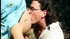 Pregnant has hardcore fun in the woods