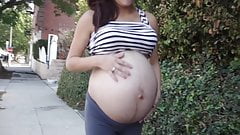 pregnant street-A Young Pregnant